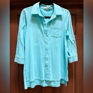 Bright Blue Tyler Boe Button Down